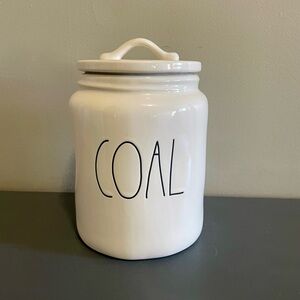 Rae Dunn COAL cannister